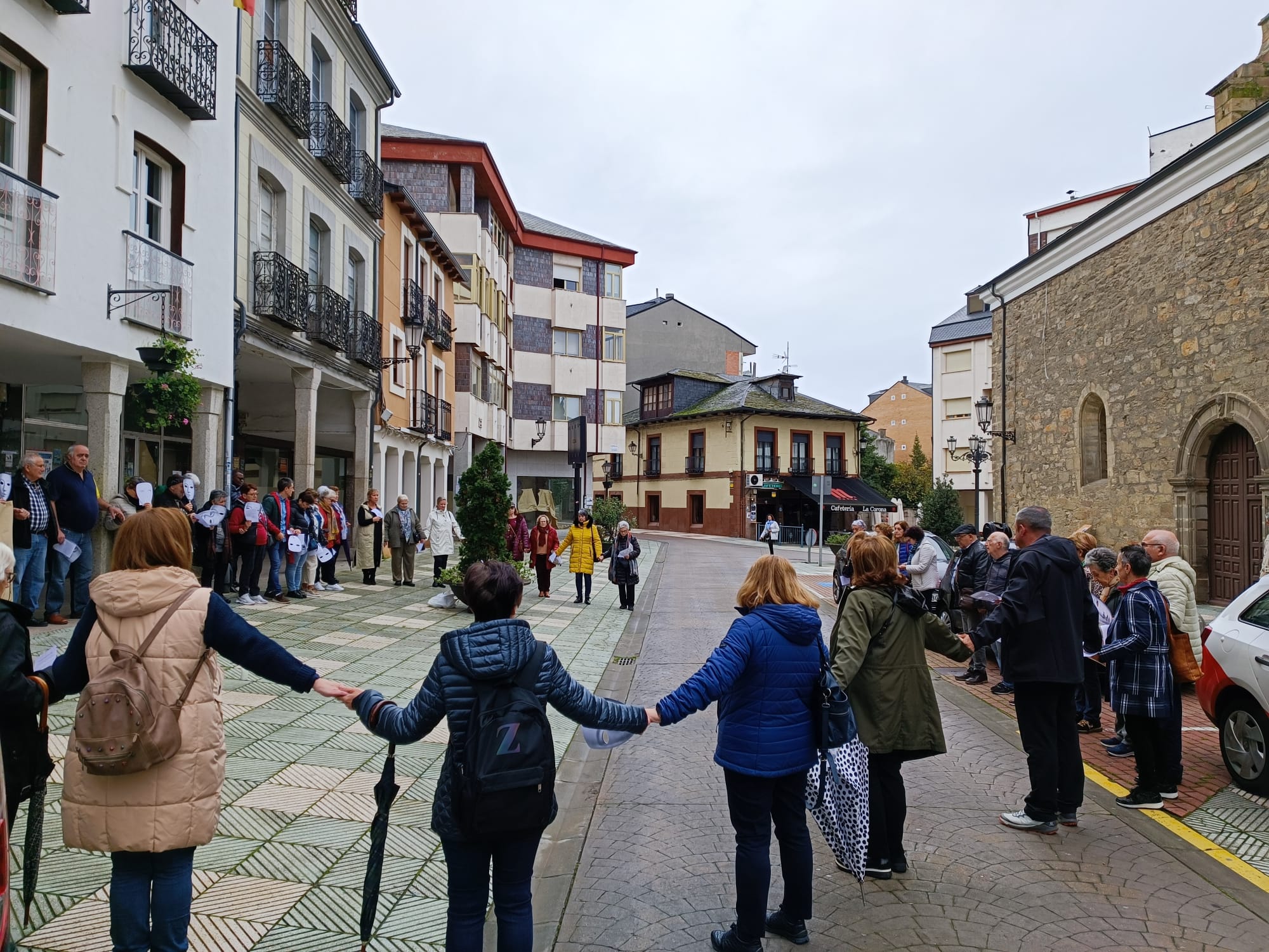 Círculo realizado en Bembibre, previo al convocado en Ponferrada.