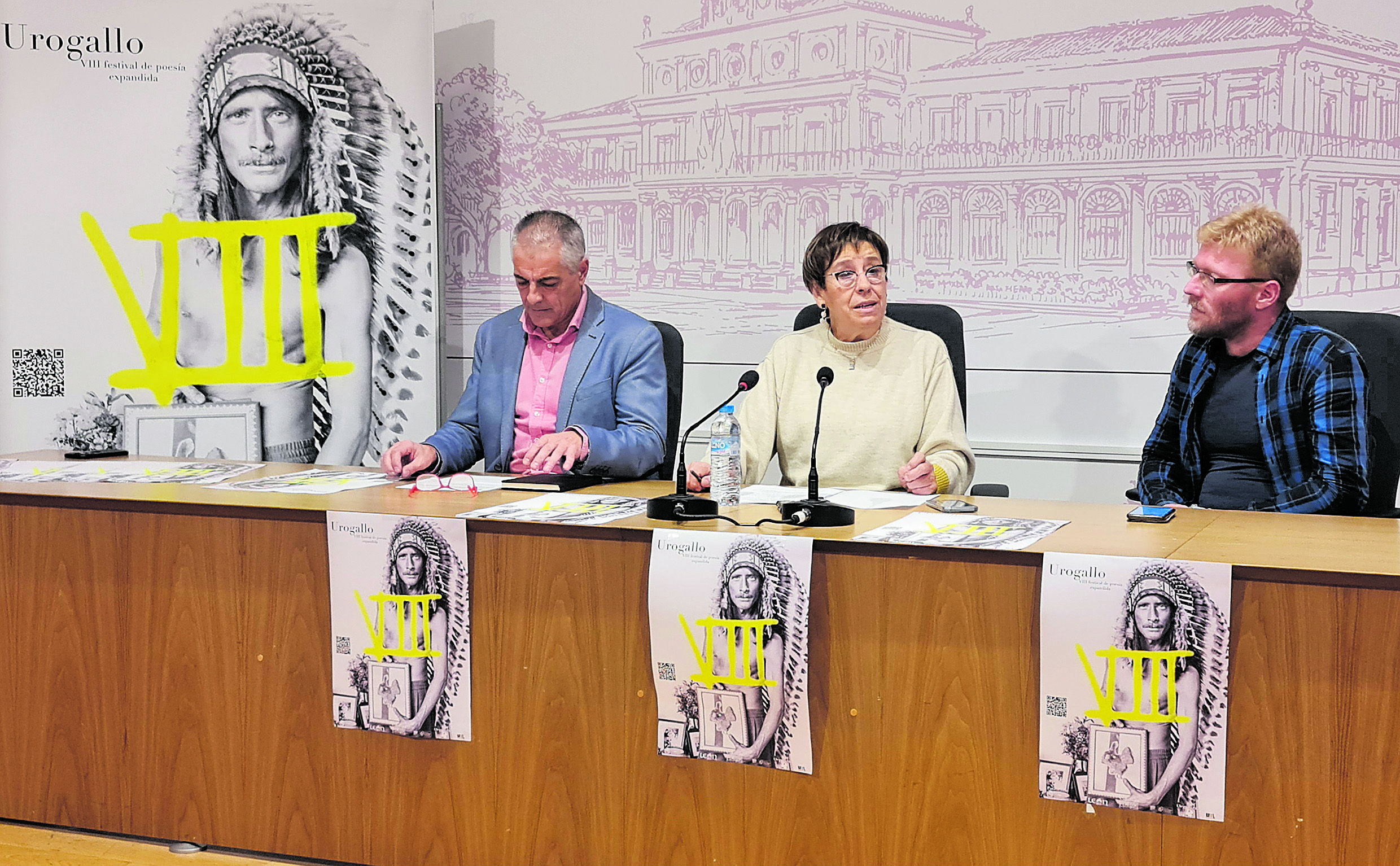 Isidoro Martínez, Elena Aguado y Manuel Alonso Ortega en la presentación. | L.N.C.