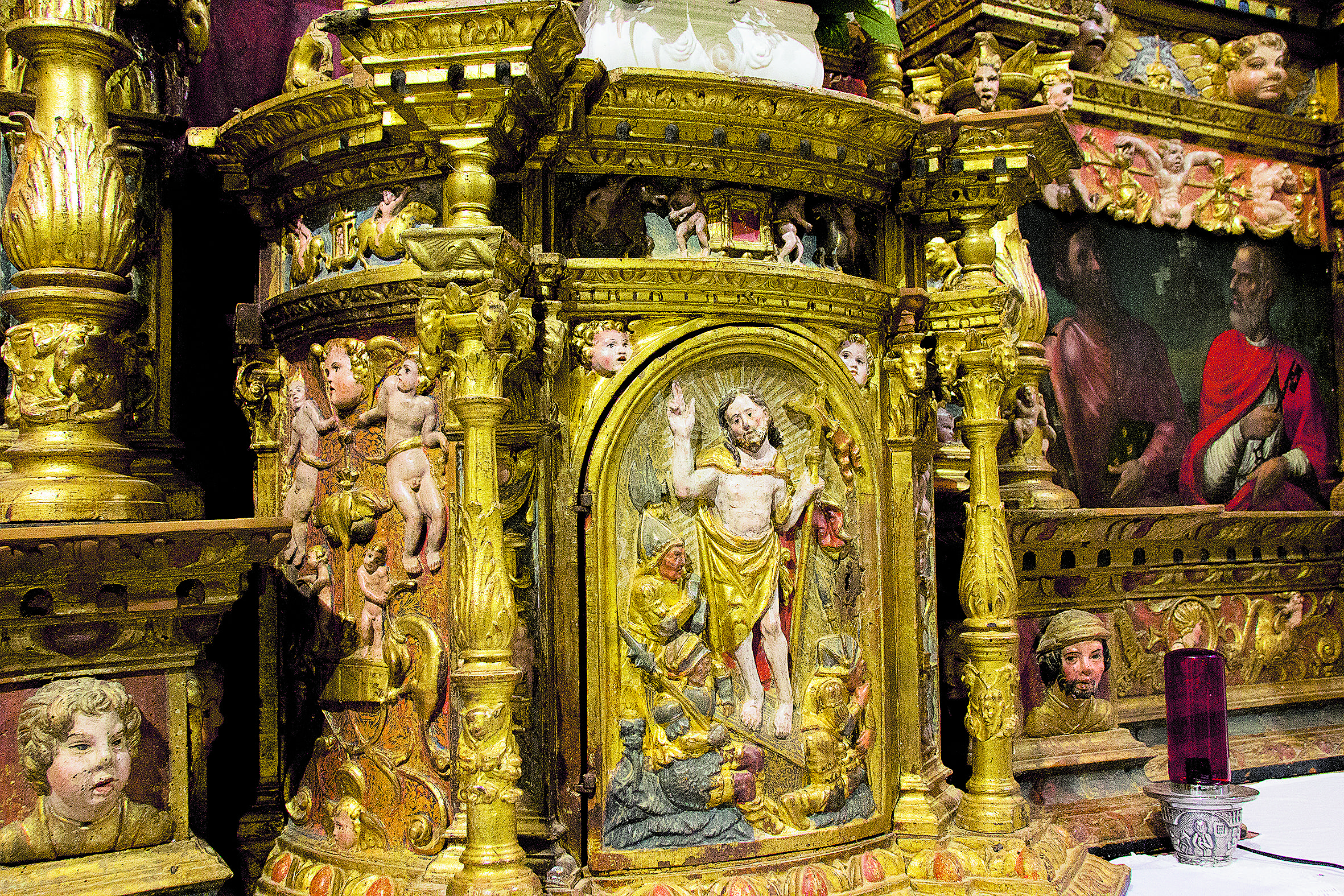 Uno de los retablos renacentistas de la ruta del este de León. | L.N.C.