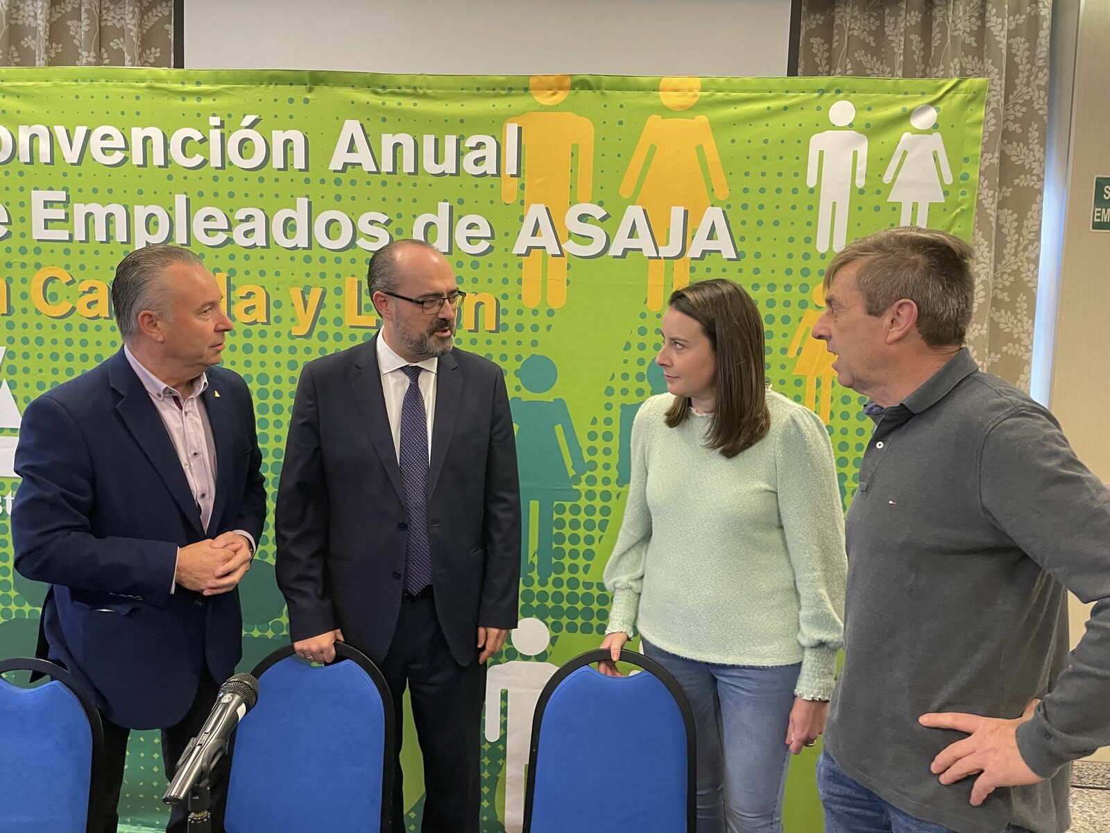 De izquierda a derecha: Donaciano Dujo, Marco Morala, Begoña Bello y Arsenio García Vidal. | Javier Fernández
