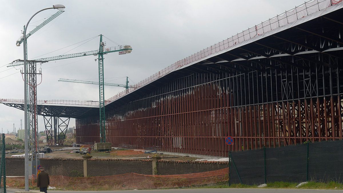 Imagen de las obras del Palacio de Congresos. | MAURICIO PEÑA