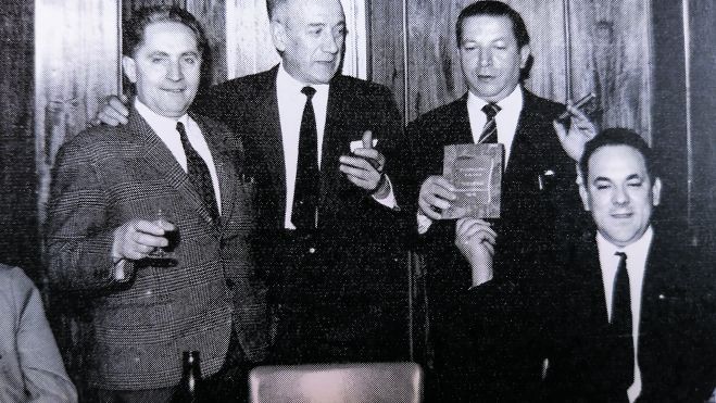 Tres históricos de la hostelería leonesa, Antonio, del Bar Isma; Serverino, de La Poveda y Albino, del Acuarium.