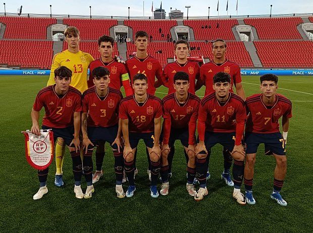 Fran González, el leonés que debutó en la portería de la Selección Española Sub'19 | RFEF