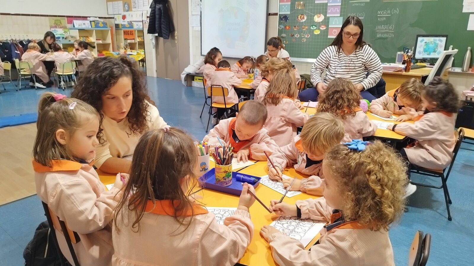 Actividades realizadas por los niños del colegio Divina Pastora de León. | L.N.C.