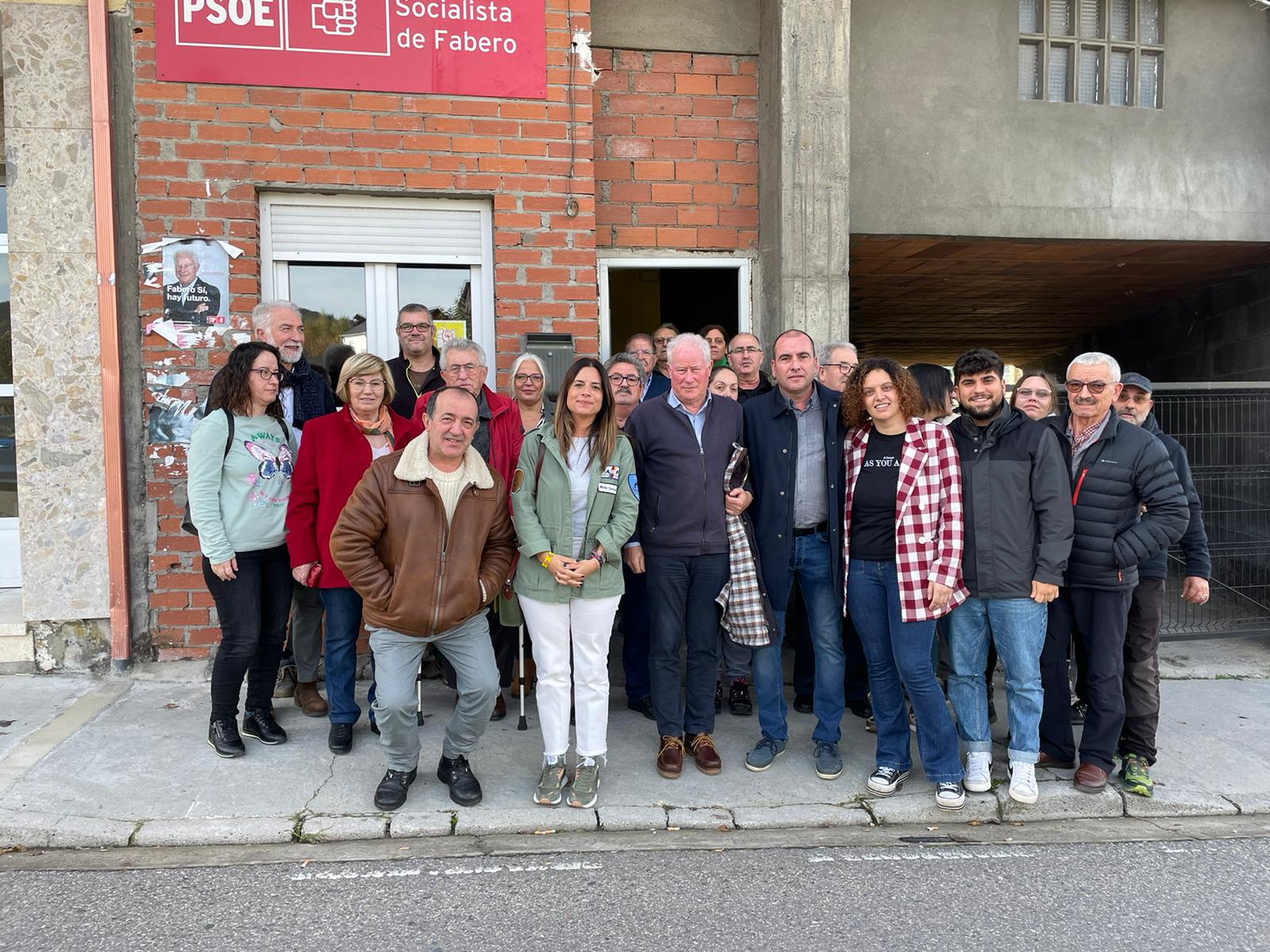 Miembros de la nueva Ejecutiva del PSOE de Fabero.