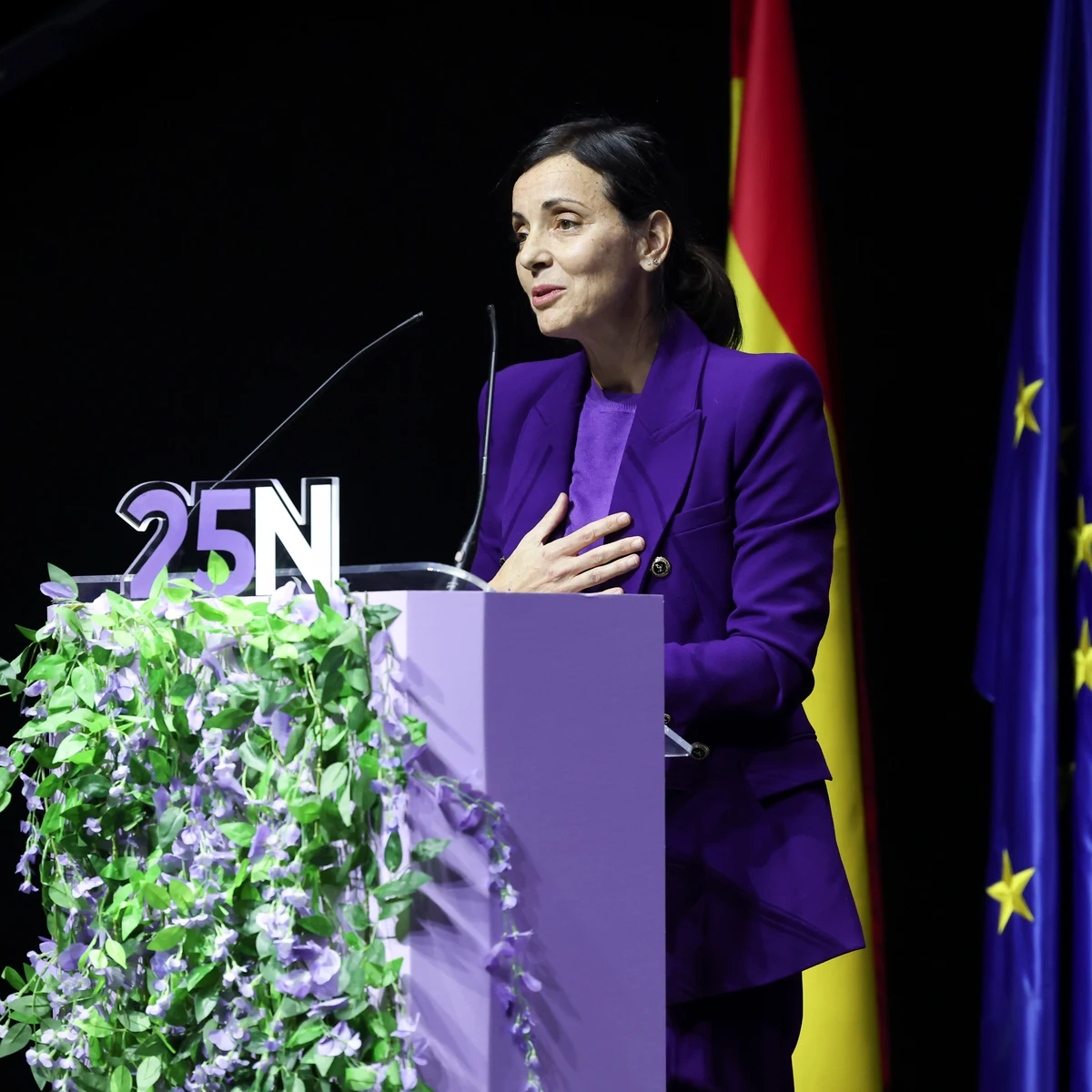 Nevenka Fernández recoge el premio del Ministerio de Igualdad. | LA SEXTA