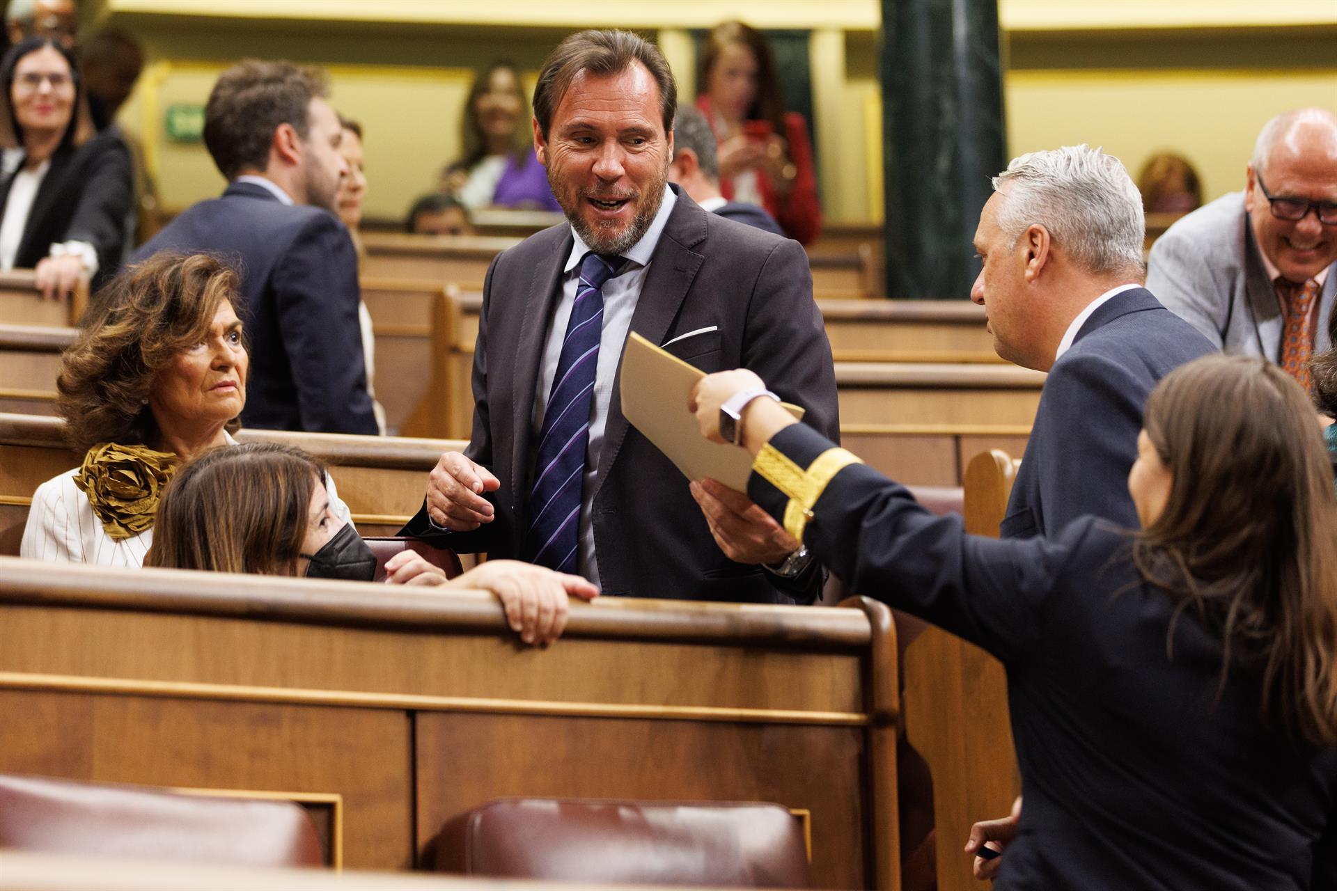 Óscar Puente en el Congreso de los Diputados. | L.N.C.