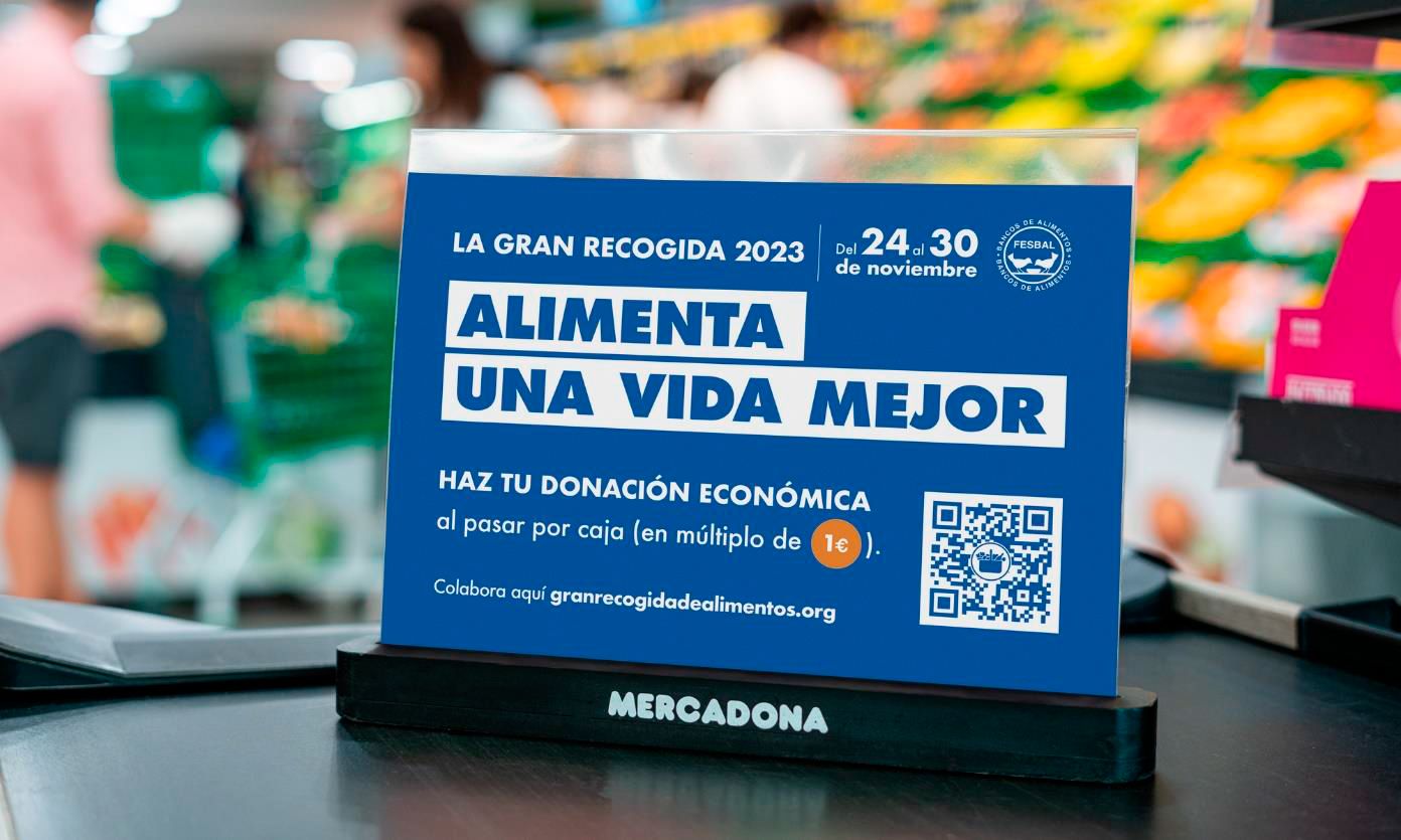La Gran Recogida estará presente en las tiendas de Mercadona en la provincia.
