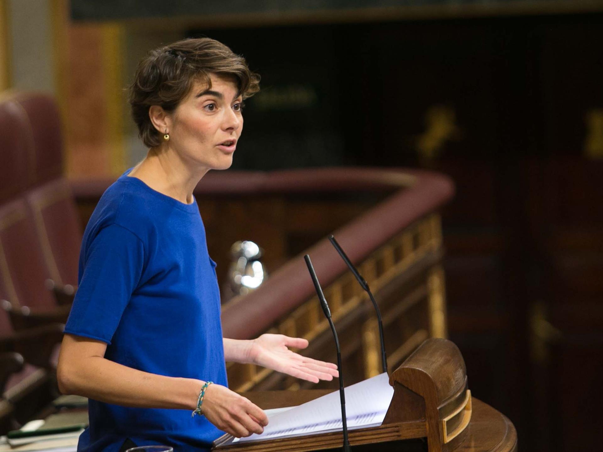 Rosa Martínez en el Congreso de los Diputados. | EP