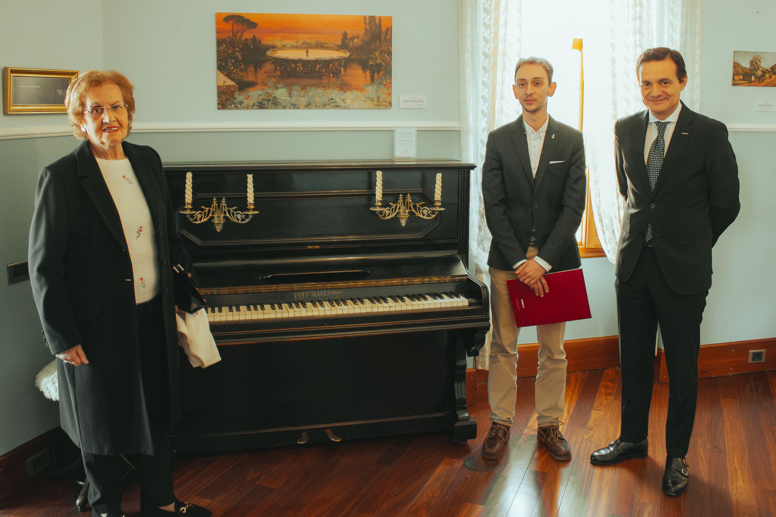 El piano donado por la familia Tomé Fernández. | L.N.C.