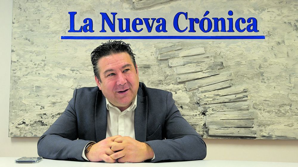 Luis Mariano Santos durante una entrevista en La Nueva Crónica. | SAÚL ARÉN