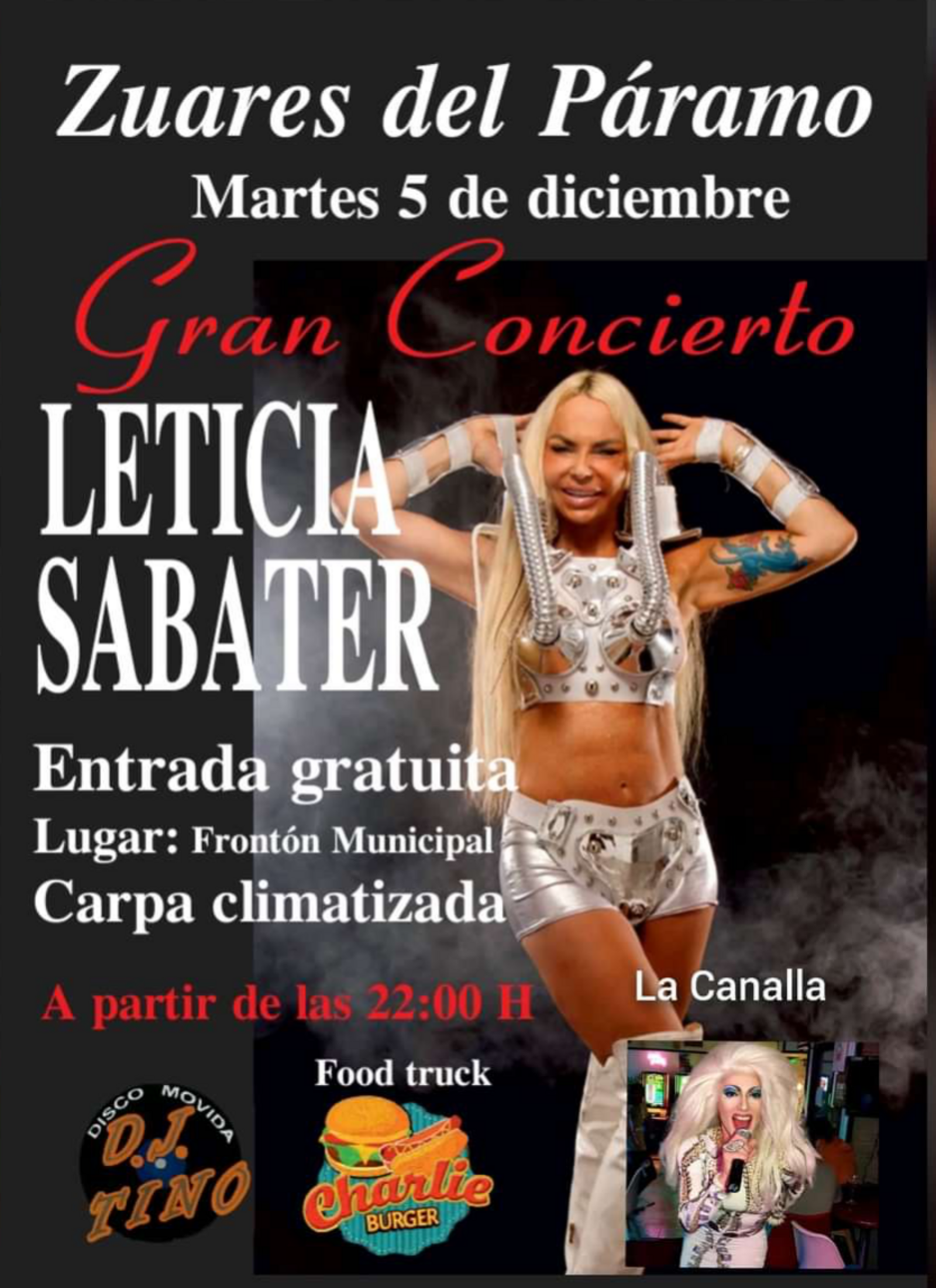 Cartel de la actuación