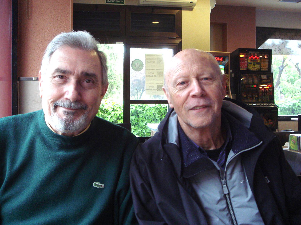 La dupla de compositores Pablo Herrero y José Luis Armenteros.
