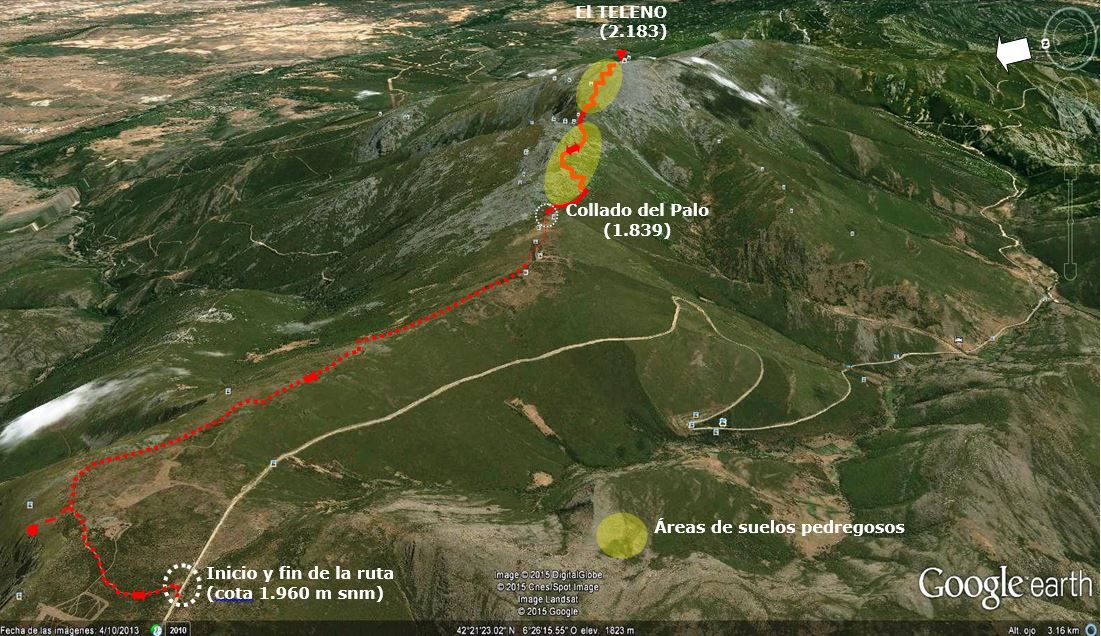 Ascenso a la cumbre del Teleno (2.183 m snm).