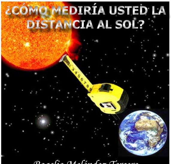 La imagen de la Tierra y el Sol con una metro "corrientucho", de Rogelio Meléndez.