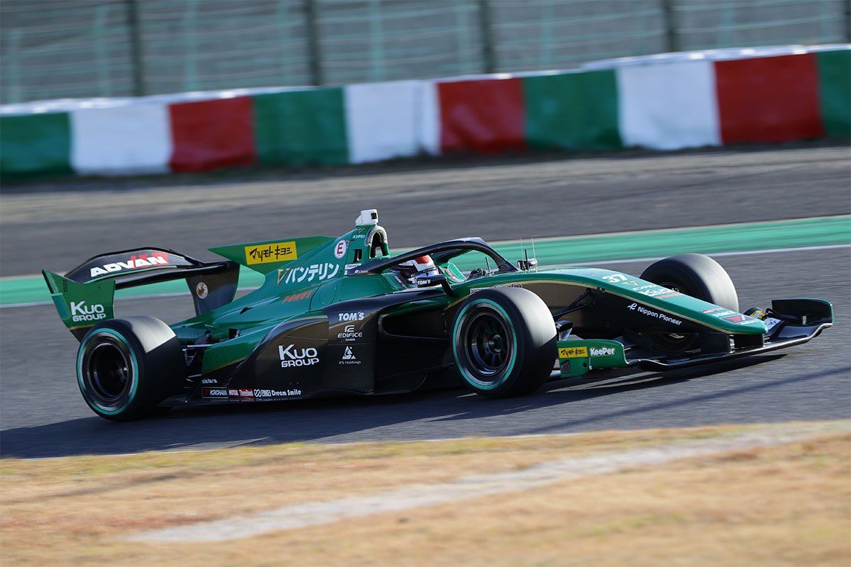 Vidales, durante su debut con un Súper Fórmula en Suzuka. | TGR