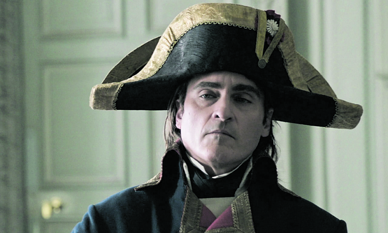 Joaquin Phoenix en Napoleón de Ridley Scott.
