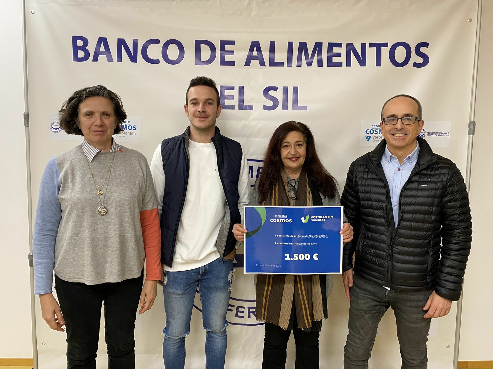 Entrega de la donación. 