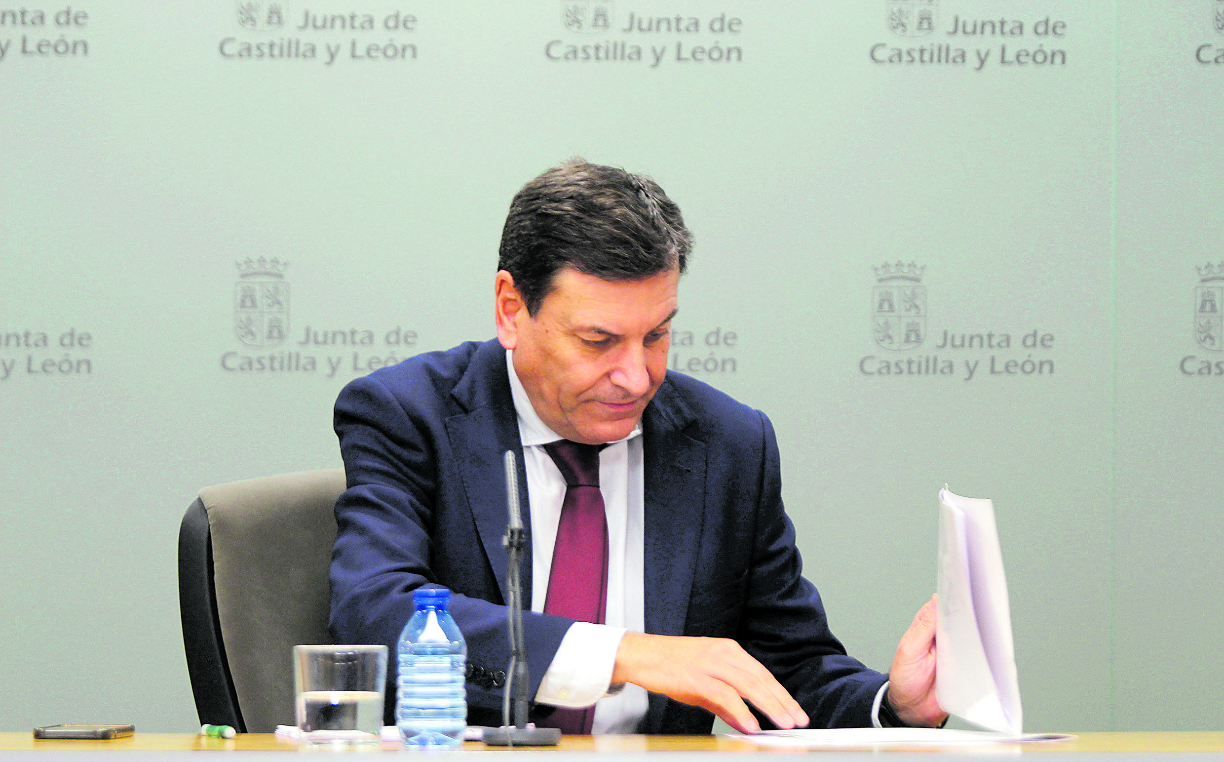 El portavoz de la Junta, Carlos Fernández Carriedo. | RUBÉN CACHO (ICAL)