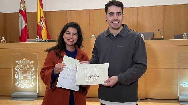 Pablo de la Pinta Rodríguez, uno de los ganadores.