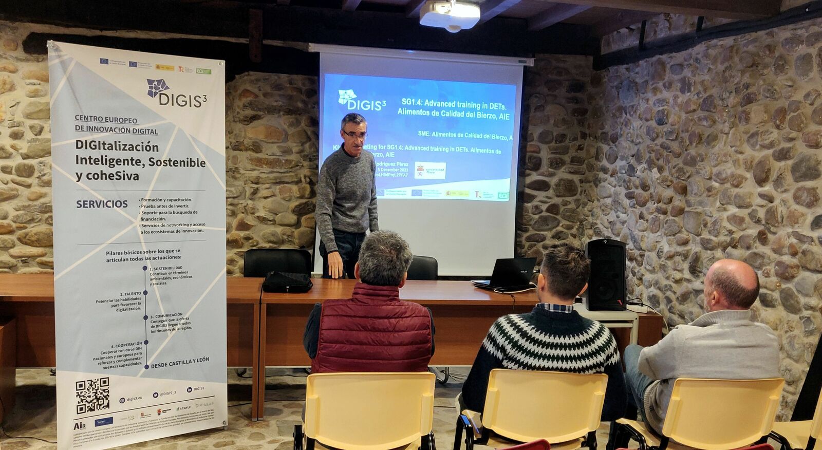 Formación a los técnicos de Alimentos de Calidad del Bierzo. 
