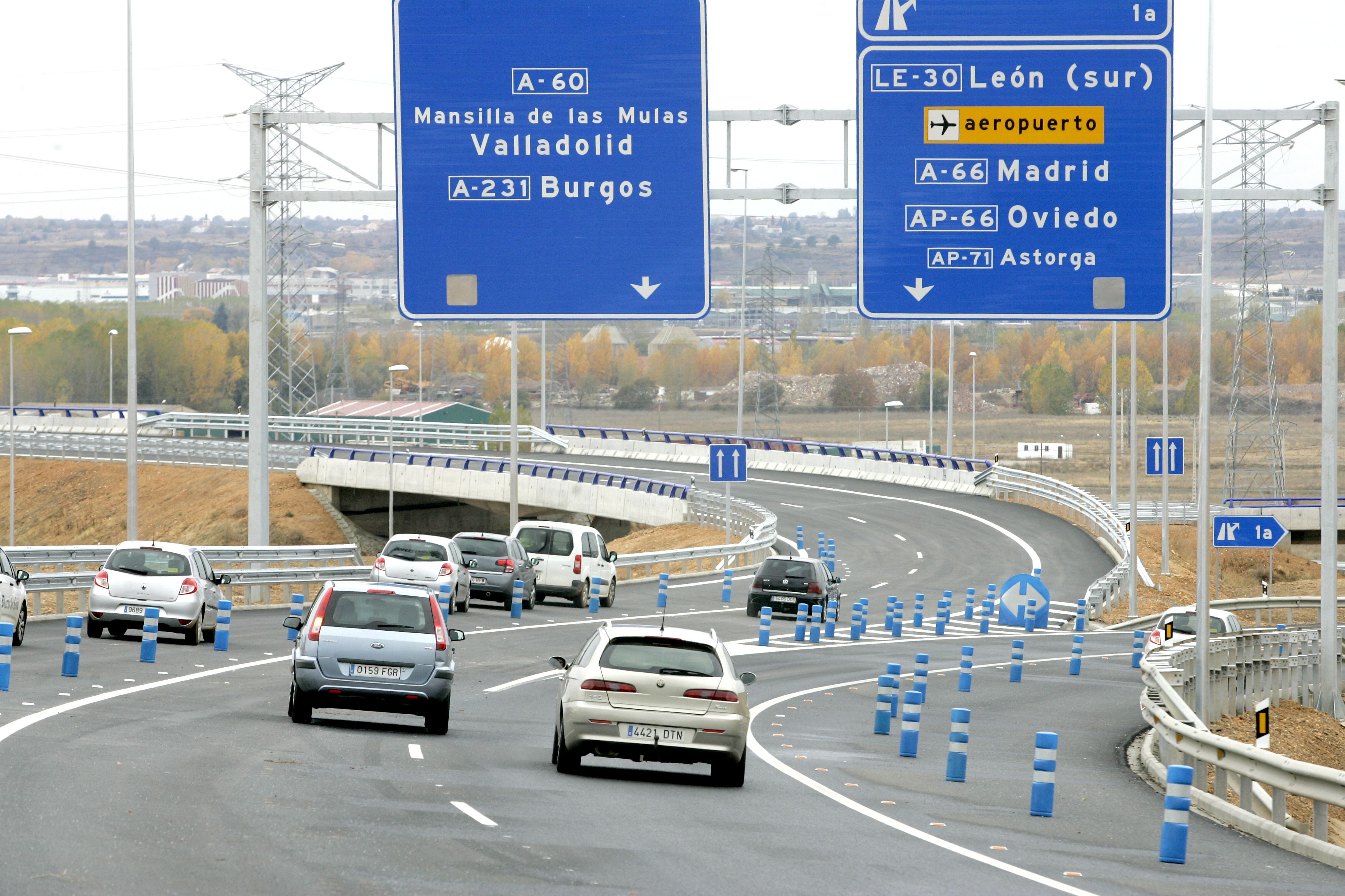 Apertura al tráfico del tramo León-Puente Villarente de la autovía A-60. | CAMPILLO (ICAL)