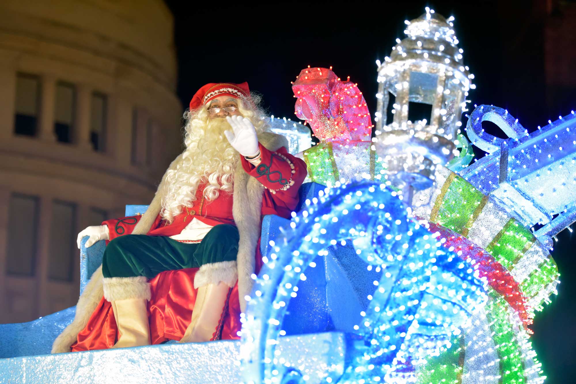 Papá Noel también estuvo en la ciudad el año pasado. | SAÚL ARÉN