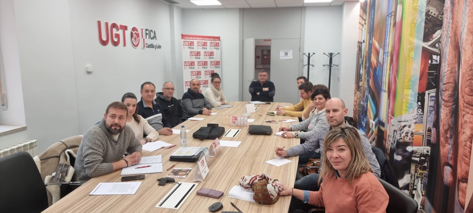 Reunión en UGT Fica Castilla y León. | L.N.C.