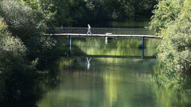 El río Sil a su paso por Ponferrada. | César Sánchez (Ical)