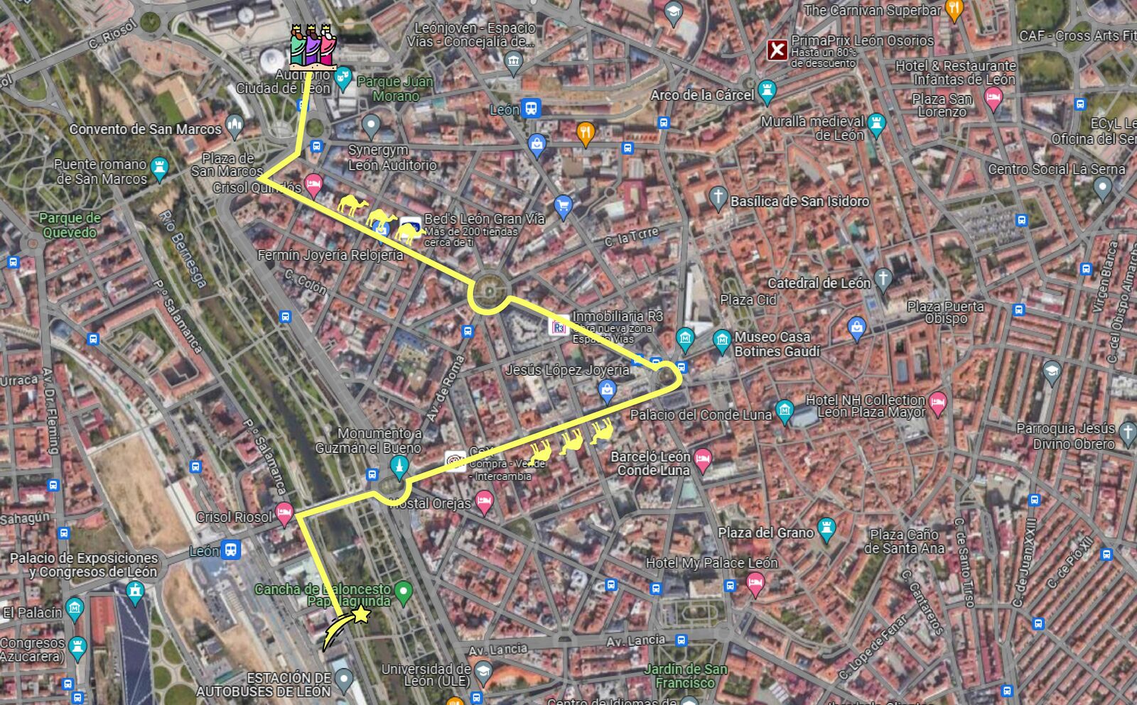 plano cabalgata plano cabalgata