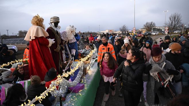 Sus Majestades también han estado en La Virgen del Camino. | SAÚL ARÉN Sus Majestades también han estado en La Virgen del Camino. | SAÚL ARÉN