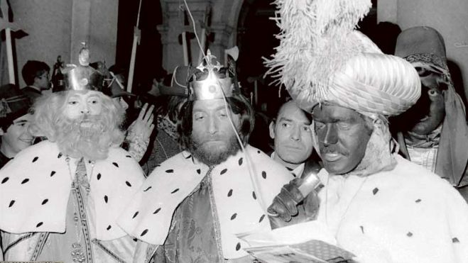 La Cabalgata de Reyes de los 70 era más modesta que las actuales, pero también más esperada. | FERNANDO RUBIO