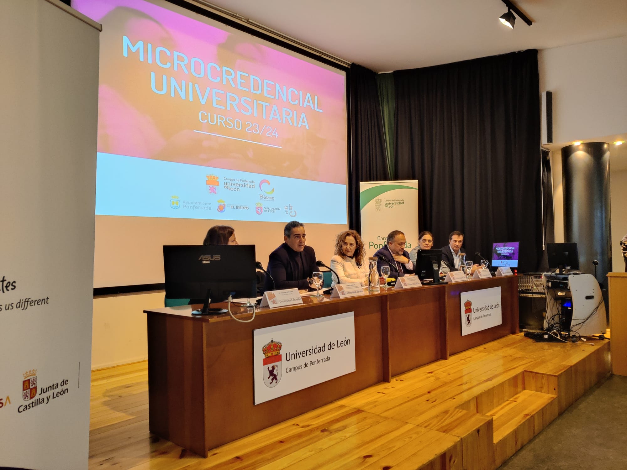 Presentación de la microcredencial en el campus de Ponferrada.