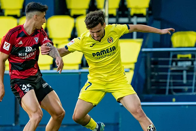 Fabio Blanco, durante un partido con el Villarreal. | VILLARREALCF