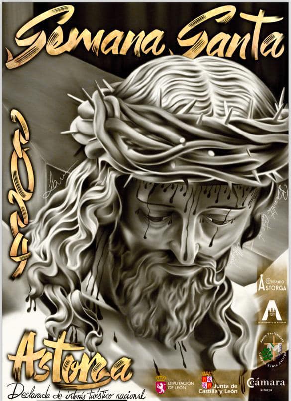 Cartel de la Semana Santa de Astorga 2024.