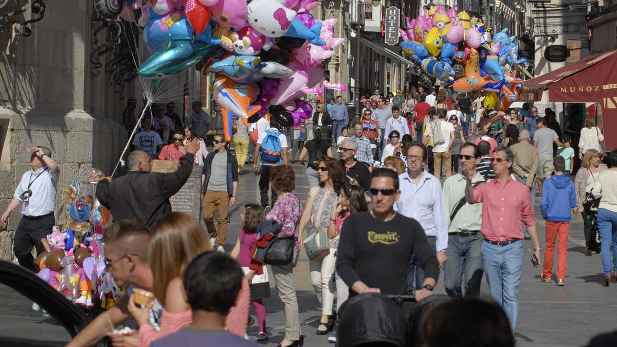 La calle Ancha en la Semana Santa del año 2014. | MAURICIO PEÑA