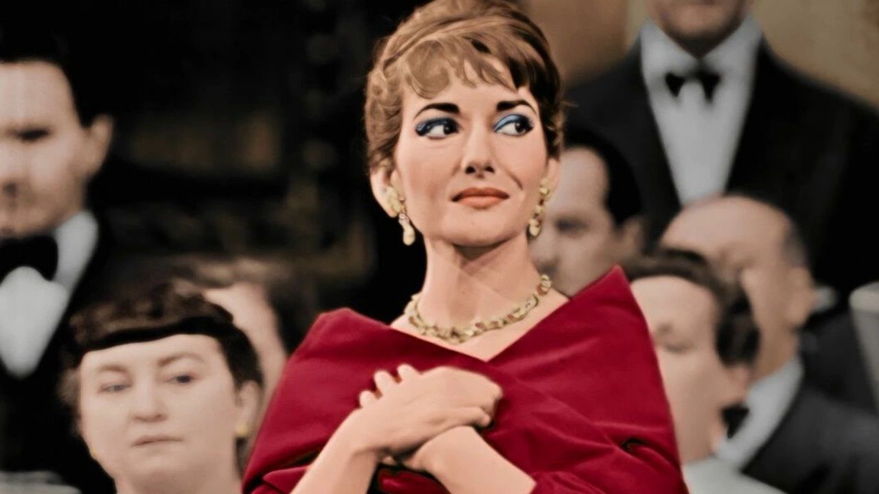 María Callas en el histórico concierto ofrecido en París en 1958, cuya grabación restaurada llega a los cines. | L.N.C.