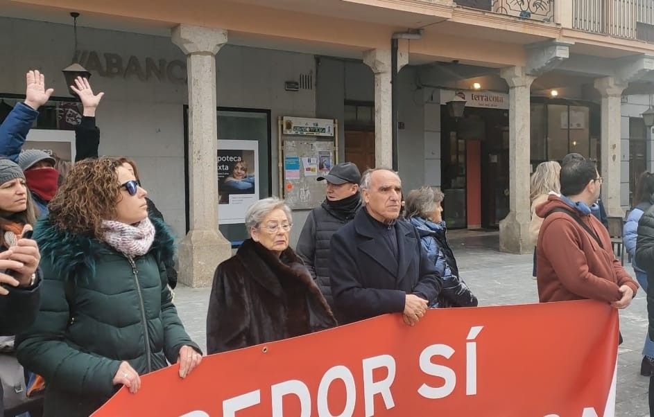 Representantes del PSOE en la manifestación de Astorga. | LNC