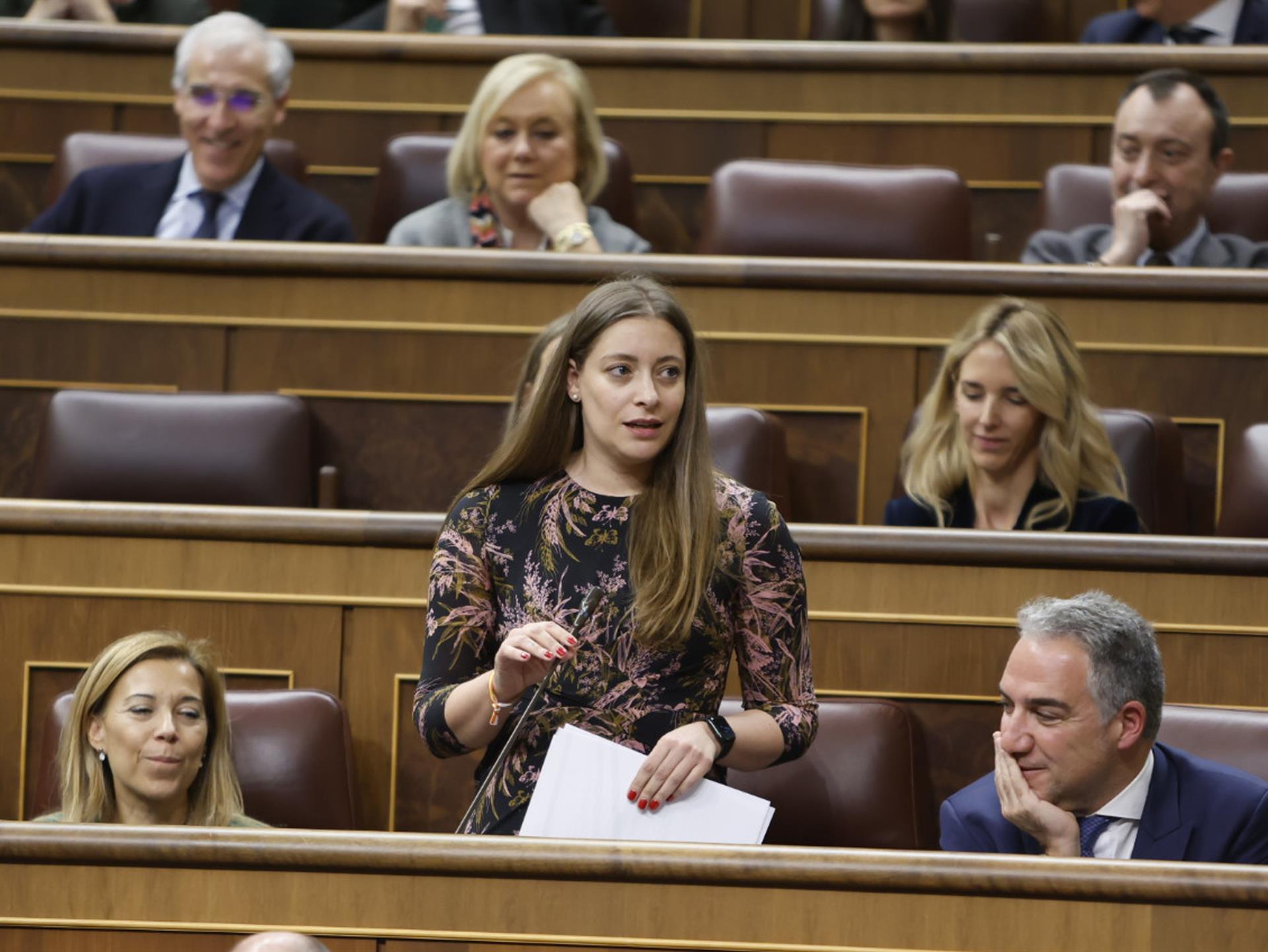 Ester Muñoz en el Congreso de los Diputados. | EP