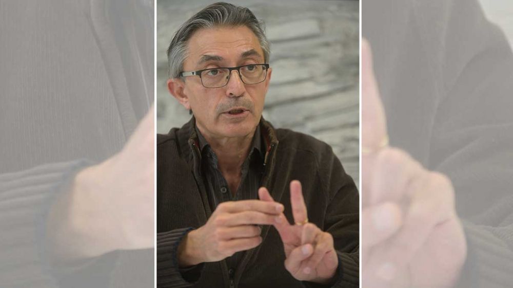 Javier Ampudia, en una entrevista presencial con La Nueva Crónica en 2023. | JESÚS F. SALVADORES