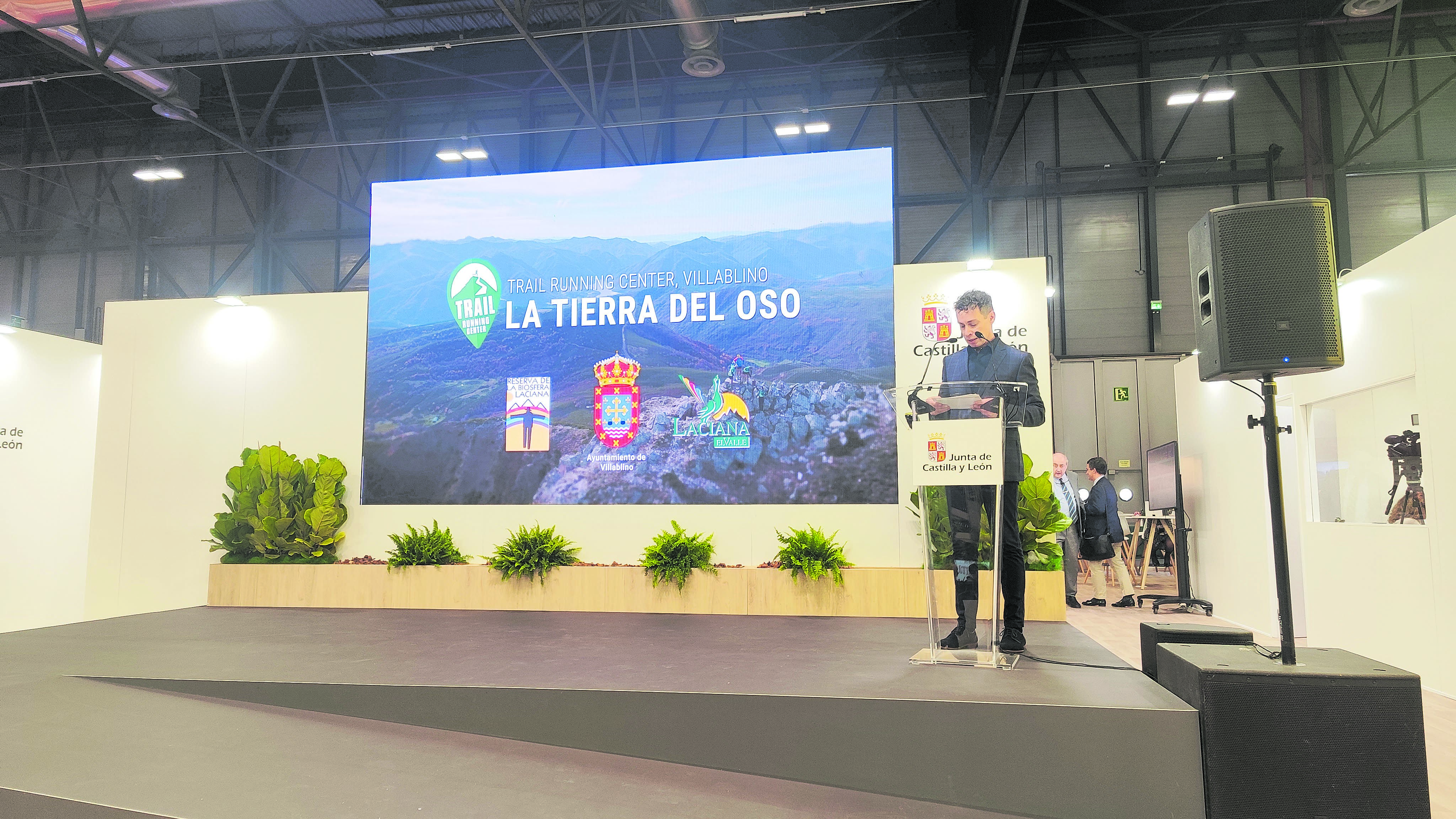 Mario Rivas durante la presentación del TRC La Tierra del Oso. | L.N.C.