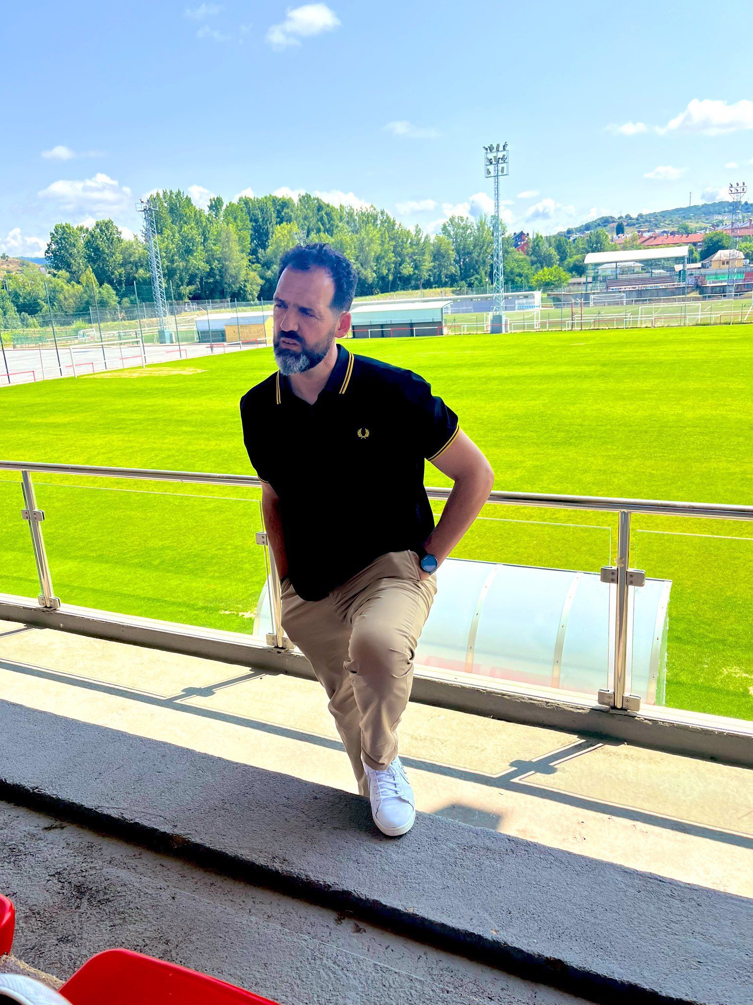 Ramón González en el Jesús Esteban | ATLÉTICO BEMBIBRE