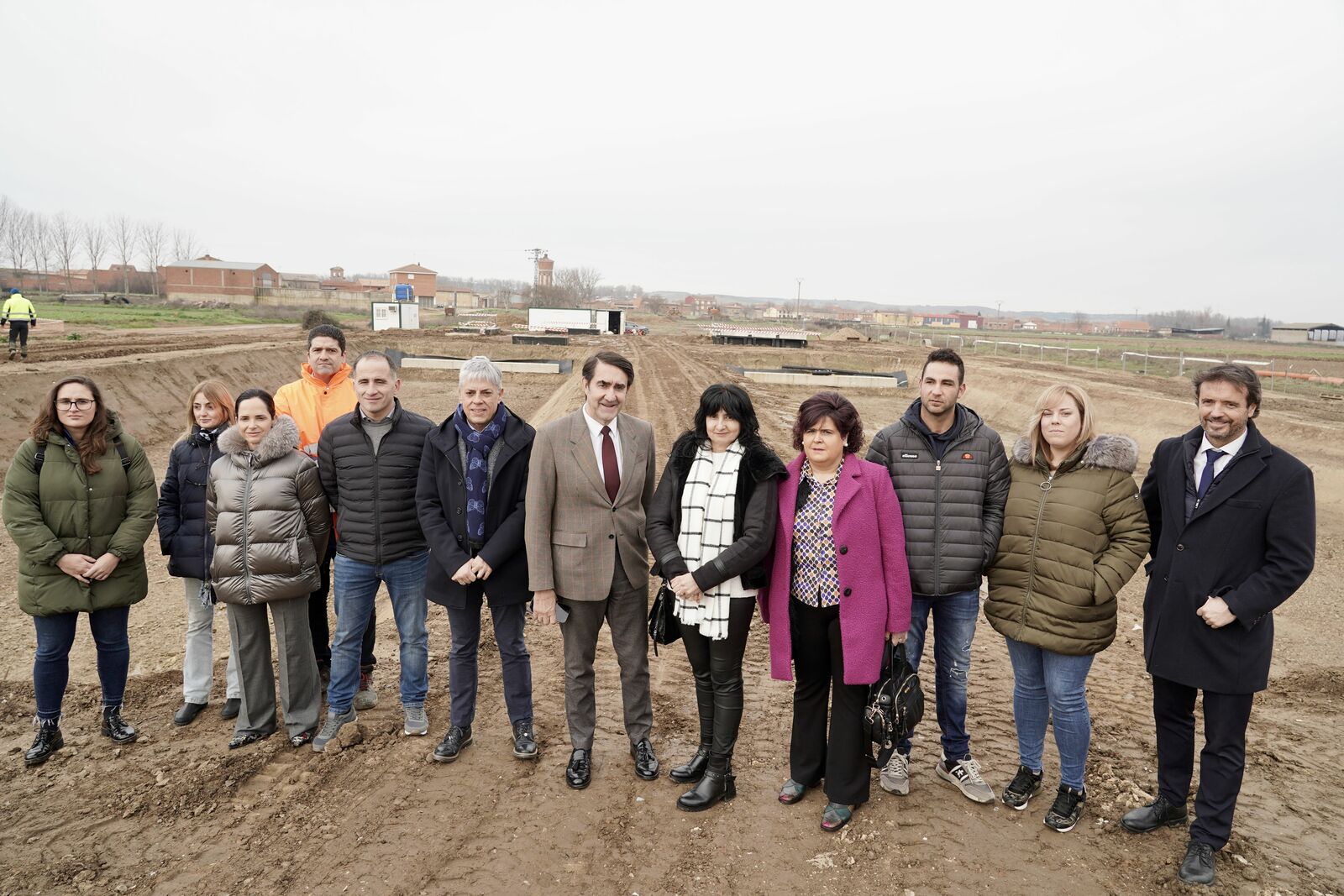 Visita a las obras de la Estación Depuradora de Aguas Residuales de Cimanes de la Vega. | CAMPILLO (ICAL)