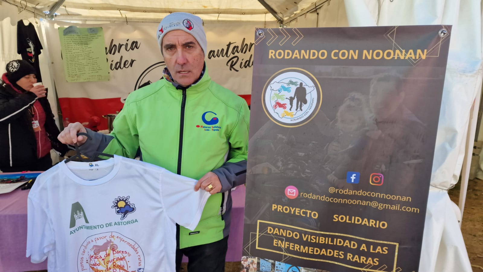 Las camisetas solidarias en Motauros. | L.N.C.