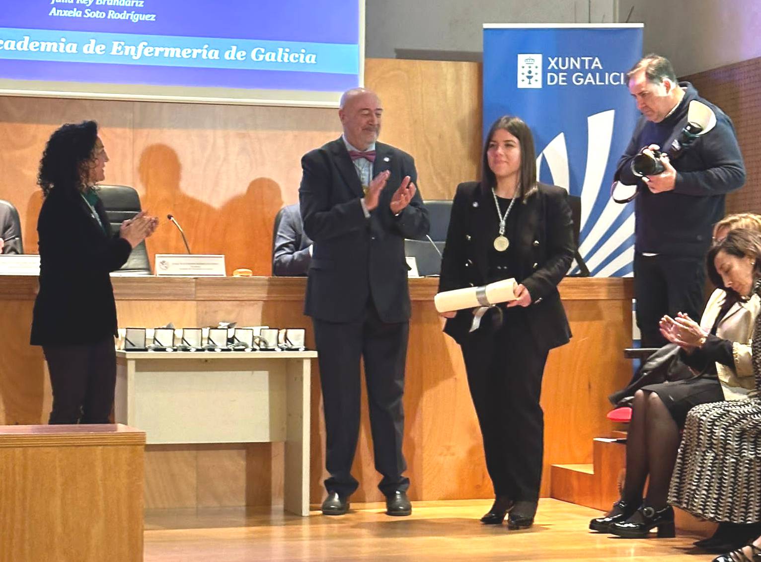 Ceremonia de incorporación a la Academia de Enfermería de Galicia.