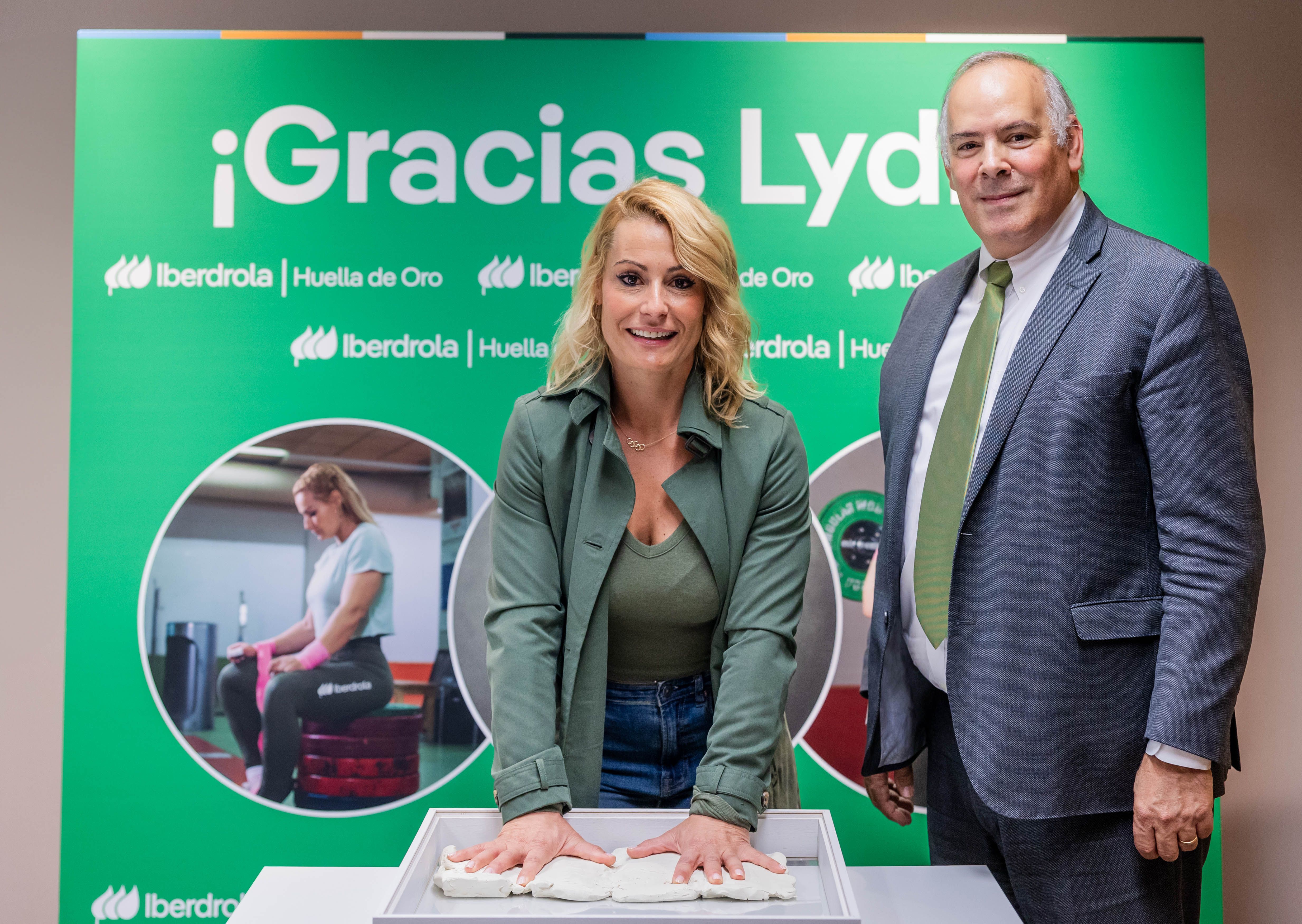 Lydia Valentín, durante el reconocimiento de Iberdrola. |L.N.C.
