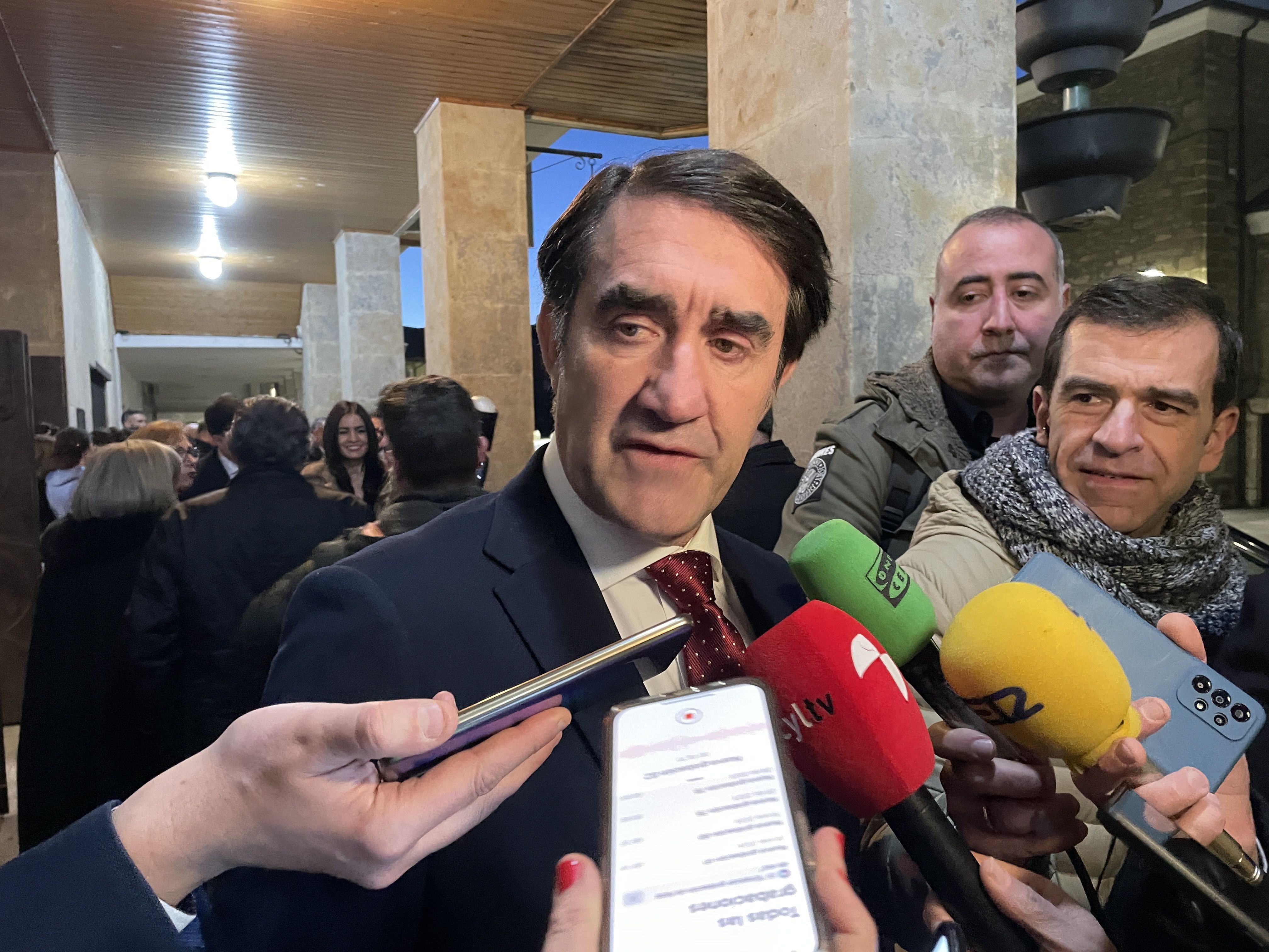 Juan Carlos Suárez-Quiñones acudió a Bembibre para participar en el Festival de Exaltación del Botillo. | Javier Fernández