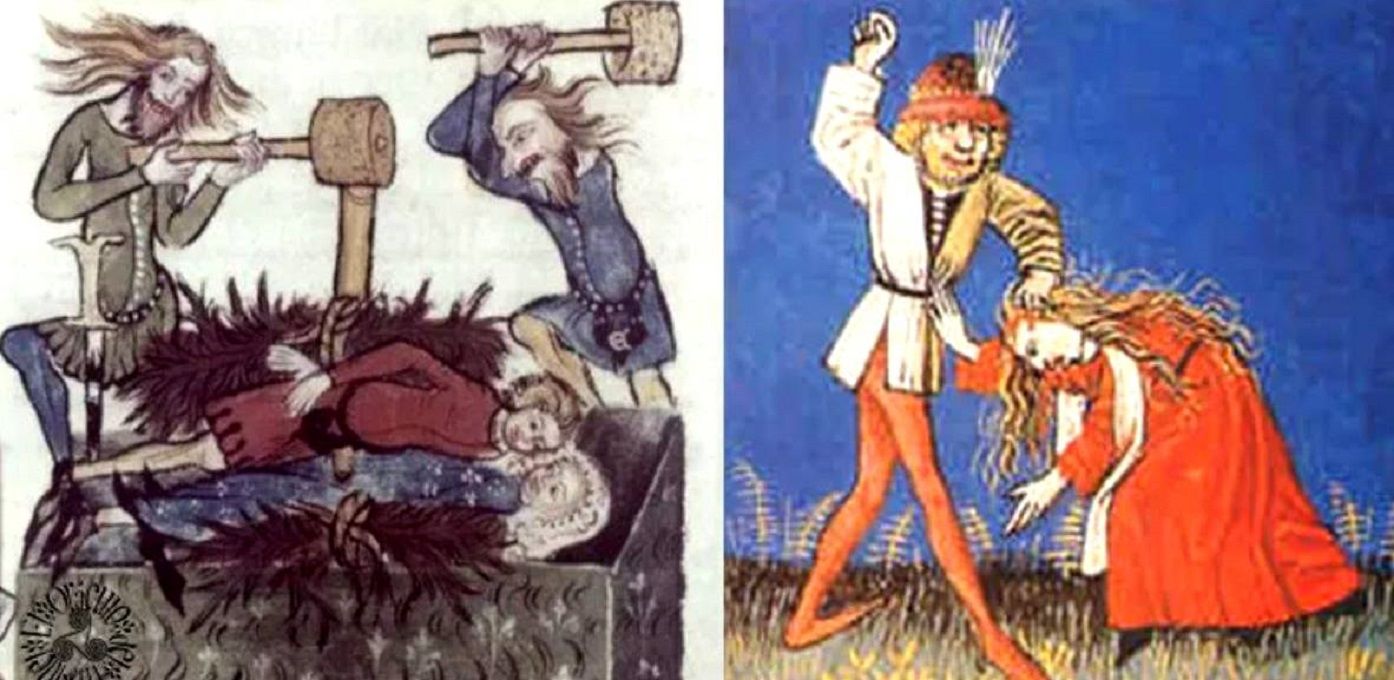 Imagen que representa la violencia en la Edad Media. | L.N.C.