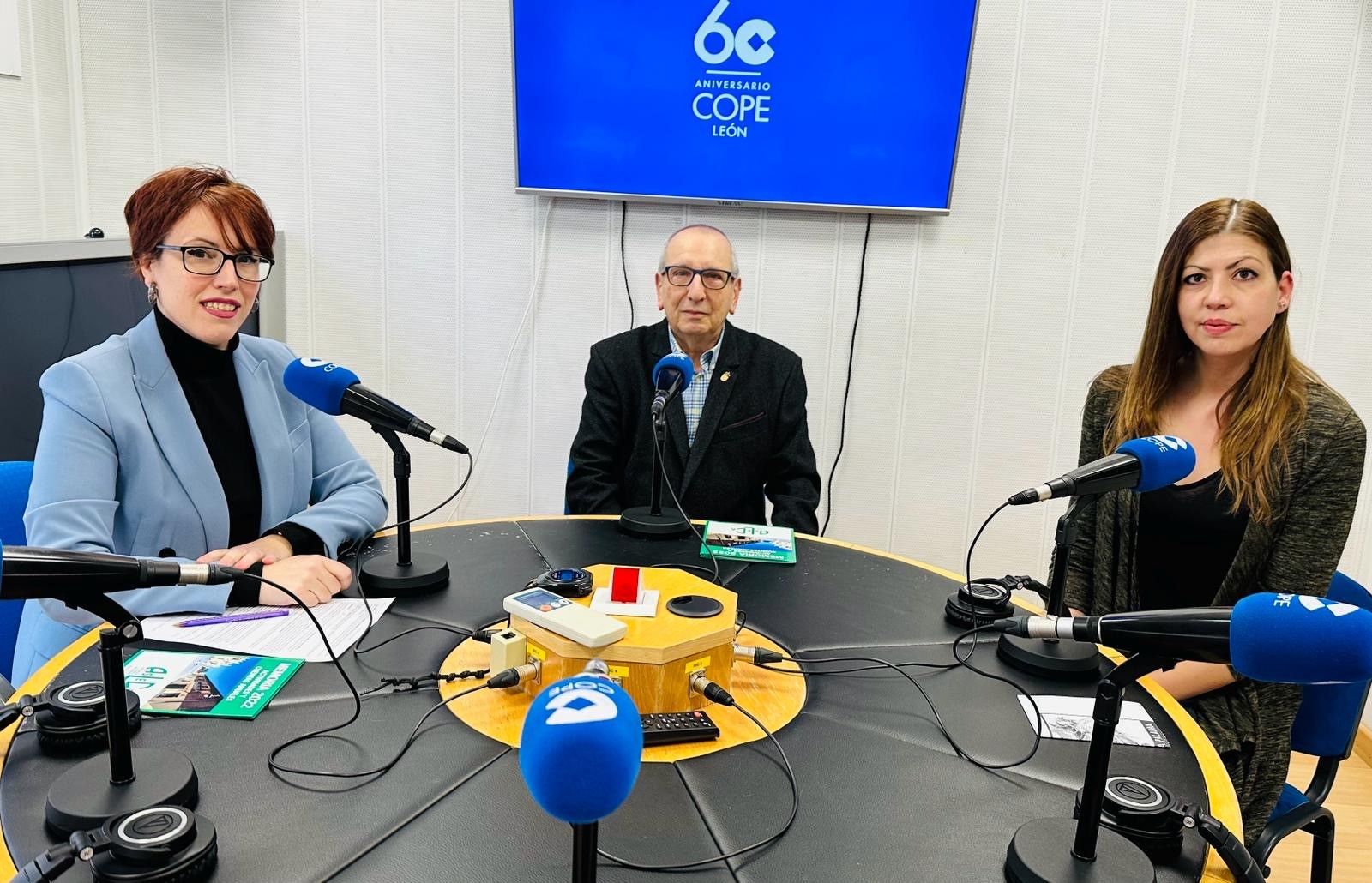 El presidente de la Asociación Leonesa de Caridad, Asleca, en Cope León. | L.N.C.