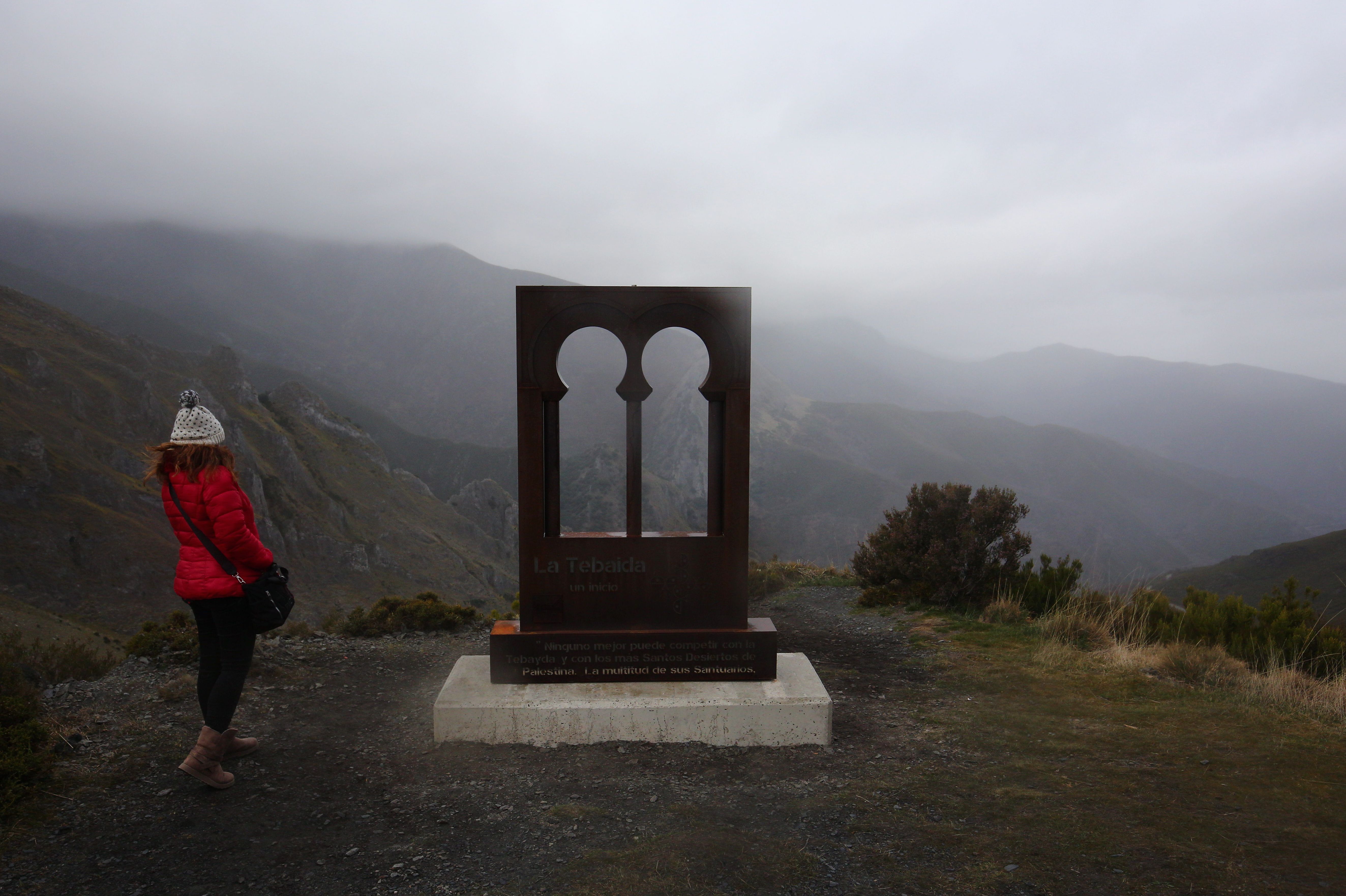 Nueva escultura en el Alto de la Cruz de Peñalba. | César Sánchez (Ical)
